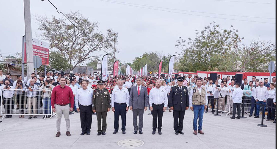 Inicia entrega de obras de pavimentación en Tamaulipas; en 5 meses se han destinado 419 mdp a este rubro