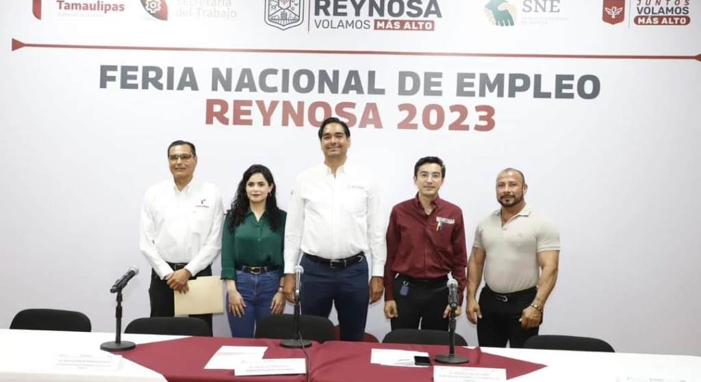 Anunció Alcalde Feria Nacional de Empleo, Reynosa 2023