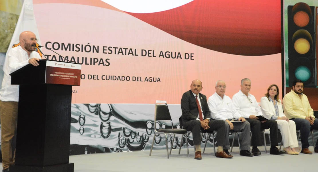 Presentan y ponen en funcionamiento el Semáforo del Cuidado del Agua en Tamaulipas