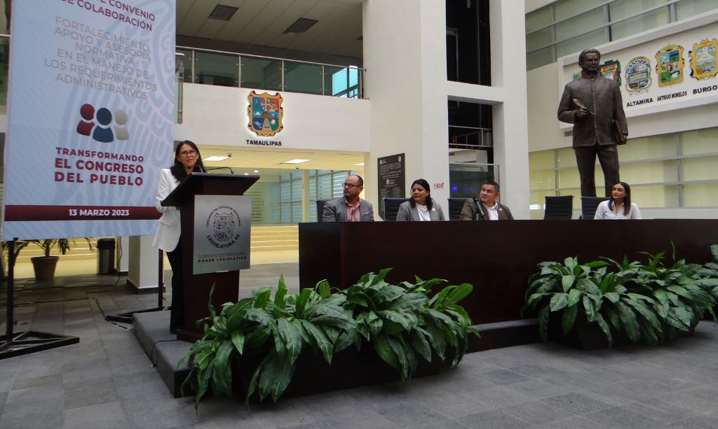 Convenio Colaborativo Contraloría Estatal  – Congreso; establecen el COCODI y Acciones de Fortalecimiento Institucional en Tamaulipas