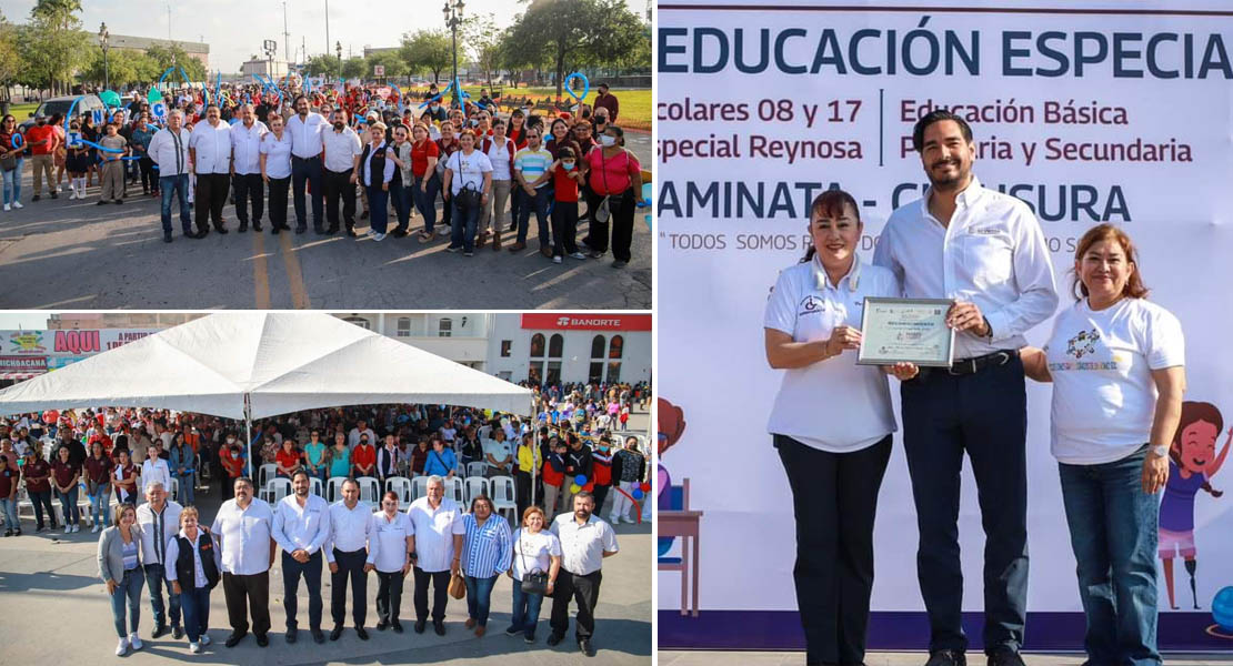 Clausuró Alcalde de Reynosa: ‘Marzo Mes de la Educación Especial e Inclusiva’