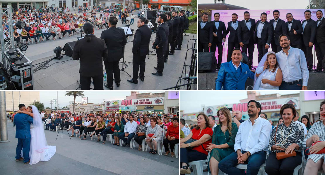 Presentó Carlos Peña Ortiz a los 10 Tenores Tamaulipecos y Mariachi Juvenil Tamaulipeco