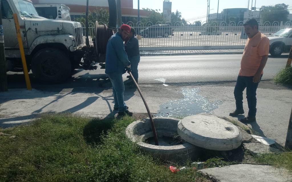 Realizó COMAPA limpieza de pozos en distintos puntos de la ciudad