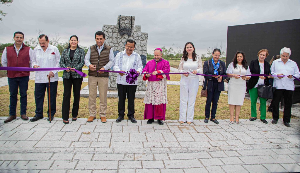 Inauguran en Matamoros la “Calzada de las Siete Palabras”, obra monumental de relieve mundial