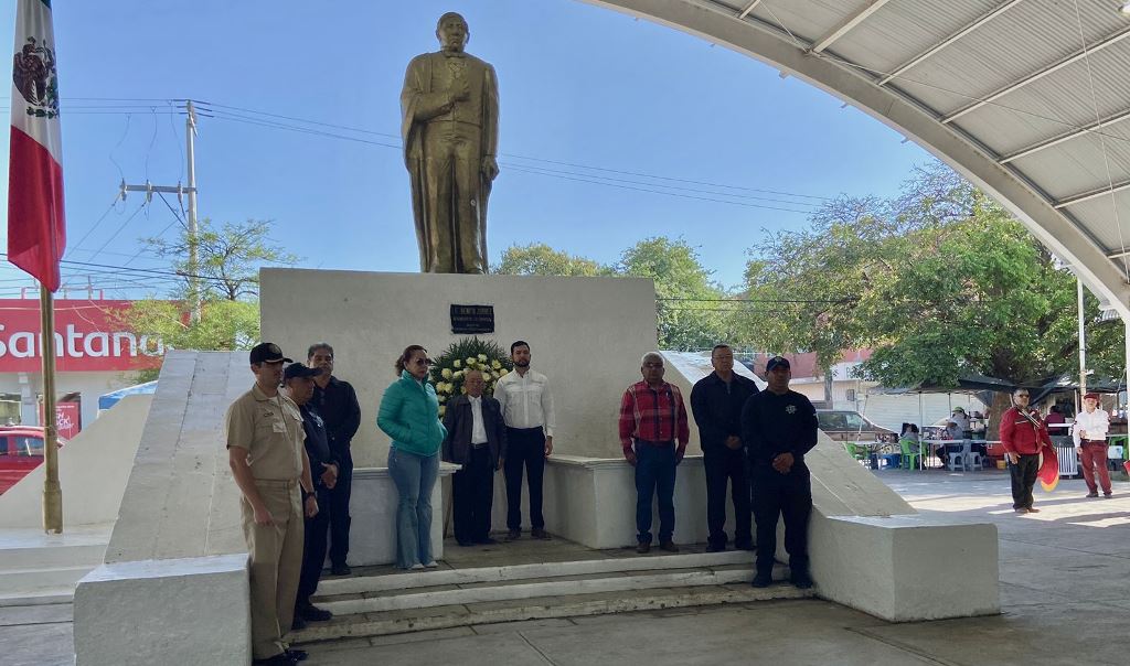 Participa Guardia Estatal en conmemoración del natalicio de Benito Juárez