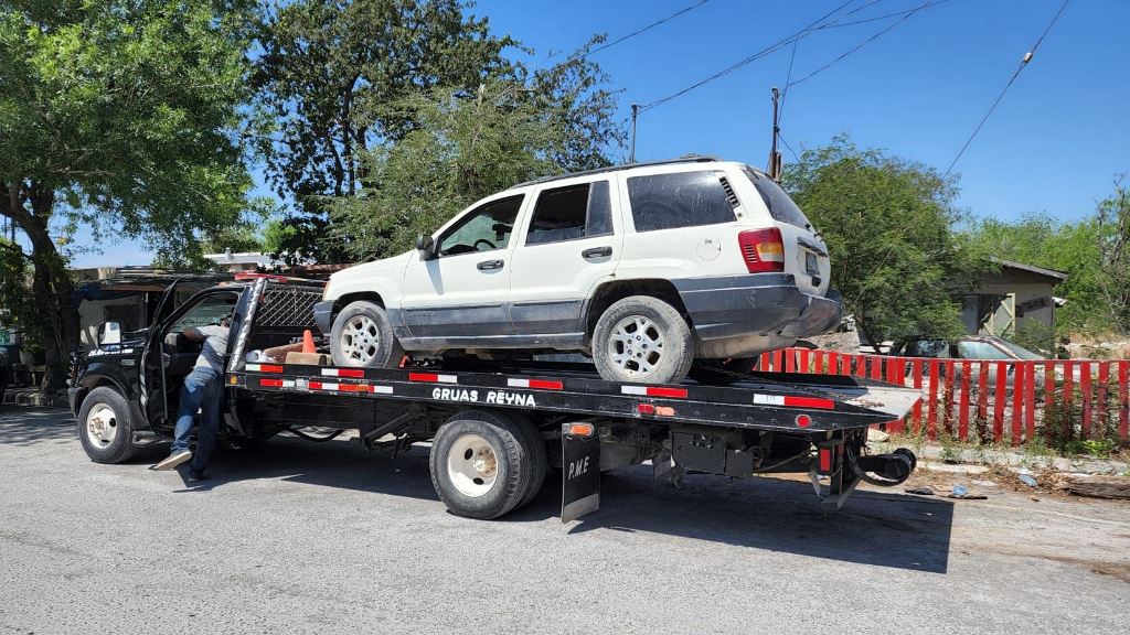 Guardia Estatal recupera cuatro vehículos con reporte de robo en Río Bravo
