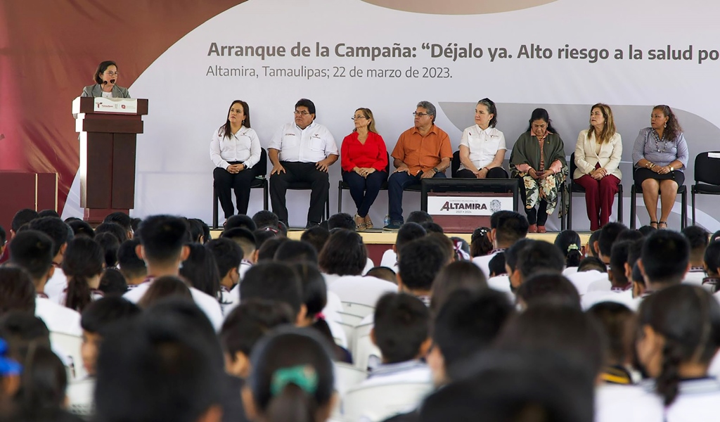 Inicia SET campaña de concientización antivapeo en estudiantes de secundaria