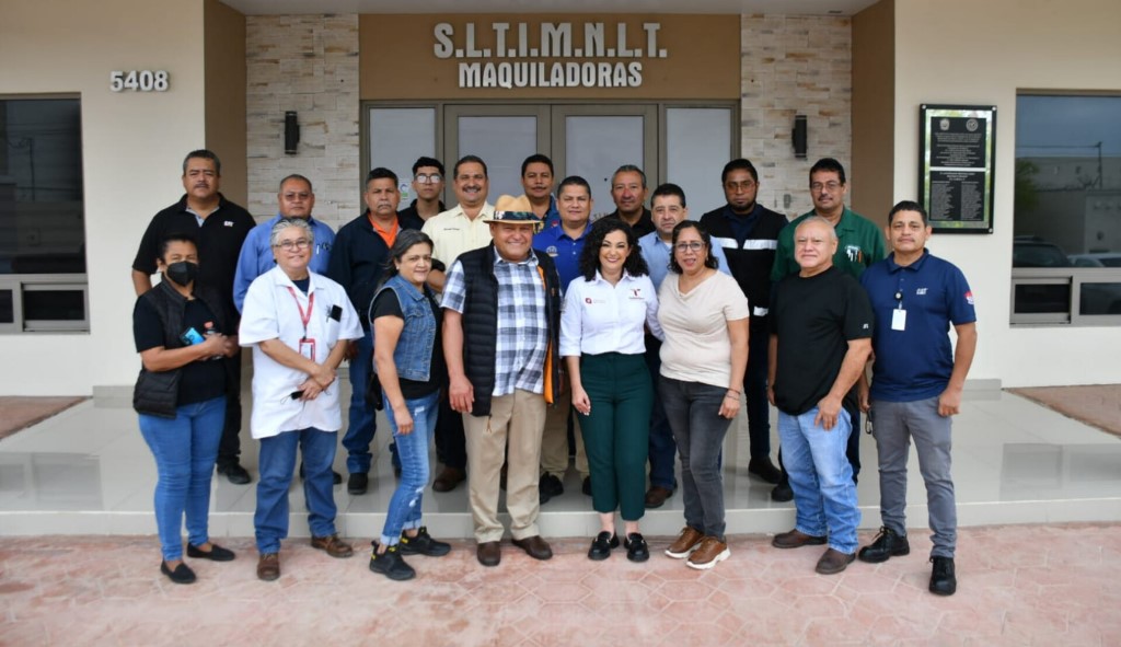Se reúne Secretaría del Trabajo con Sindicato de la Industria Maquiladora de Nuevo Laredo