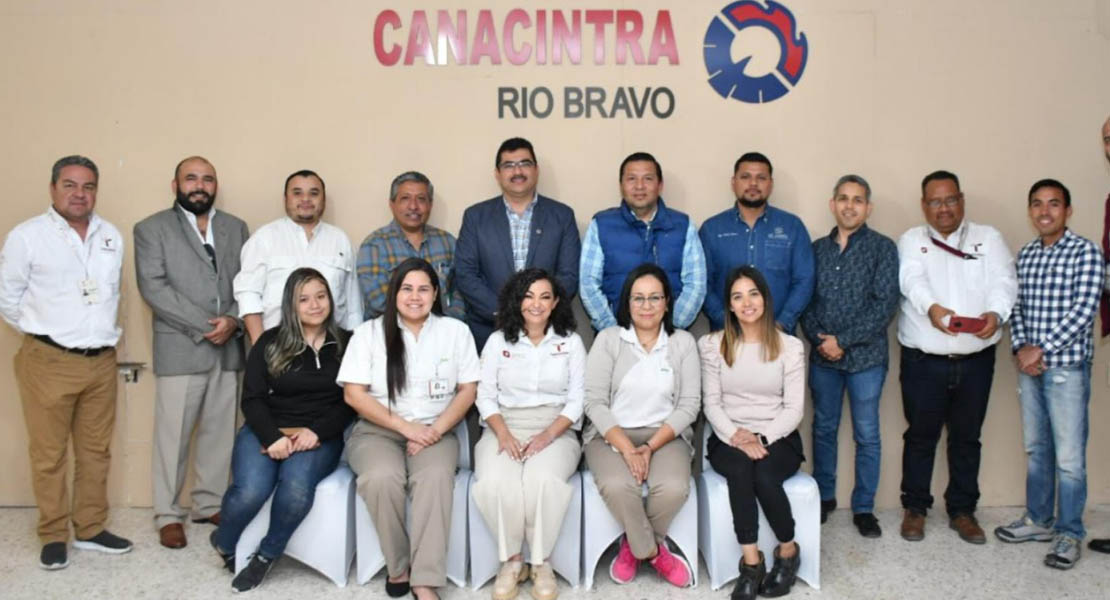 Secretaría del Trabajo y Canacintra de Río Bravo, sostienen reunión de trabajo institucional