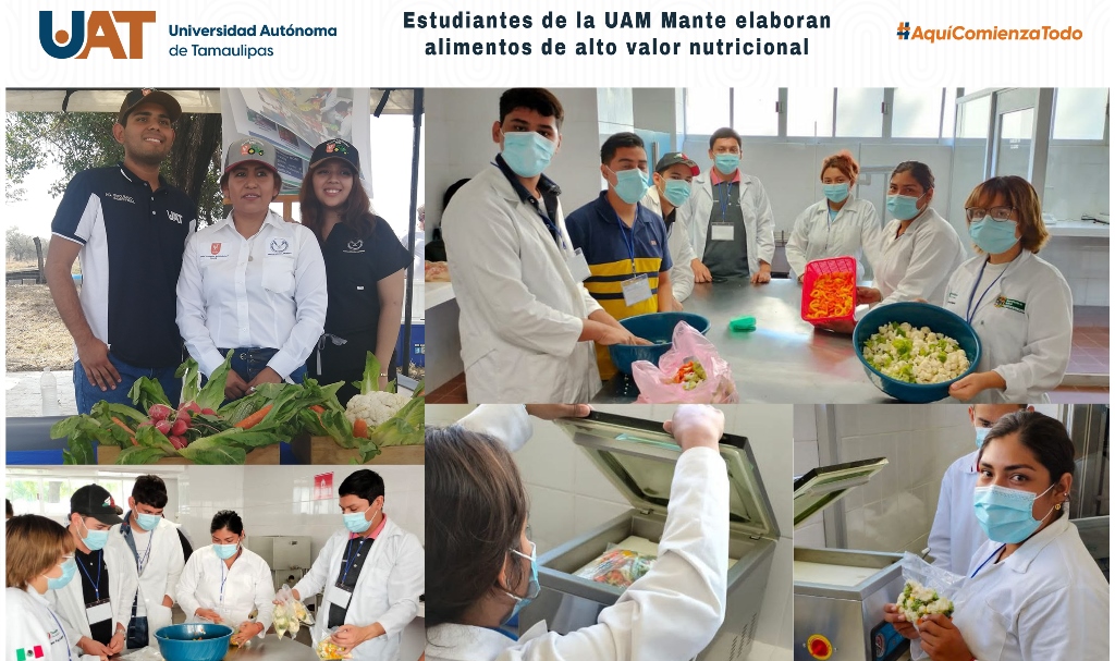 Estudiantes de la UAM Mante elaboran alimentos de alto valor nutricional