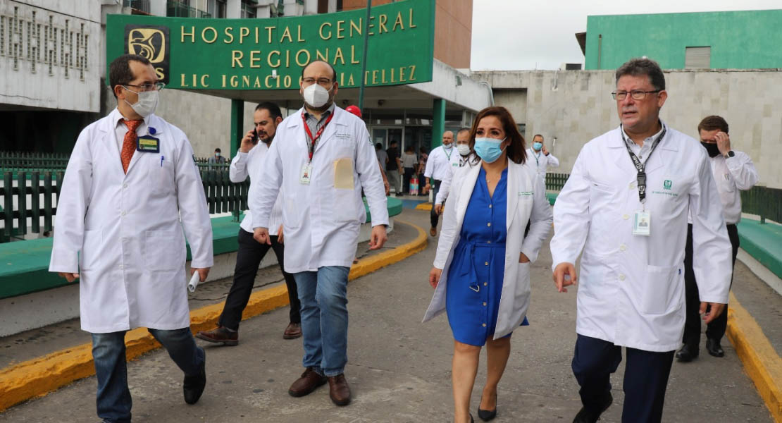 Autoridades del IMSS supervisan procesos de atención médica en el HGR No. 6 de Ciudad Madero
