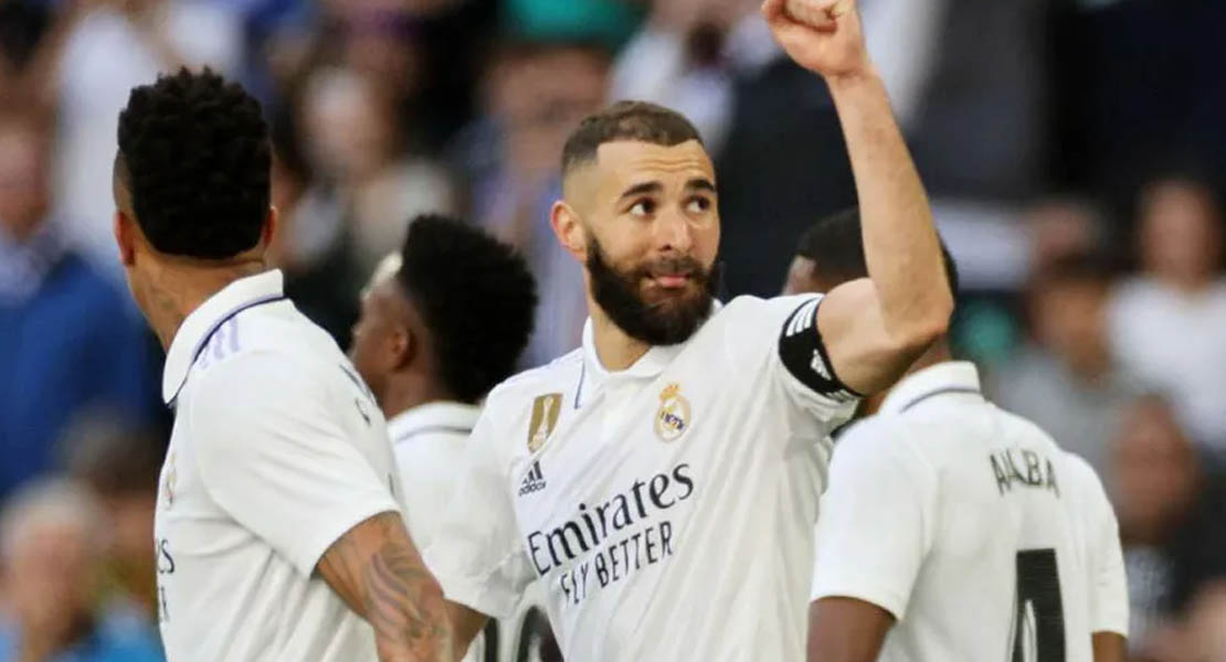 ¡Goleada! Real Madrid aplastó al Valladolid con todo y triplete de Benzema: 6-0