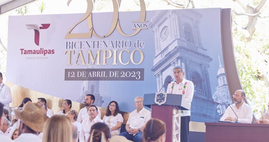 Destaca Gobernador potencial de Tampico en los 200 años de su fundación