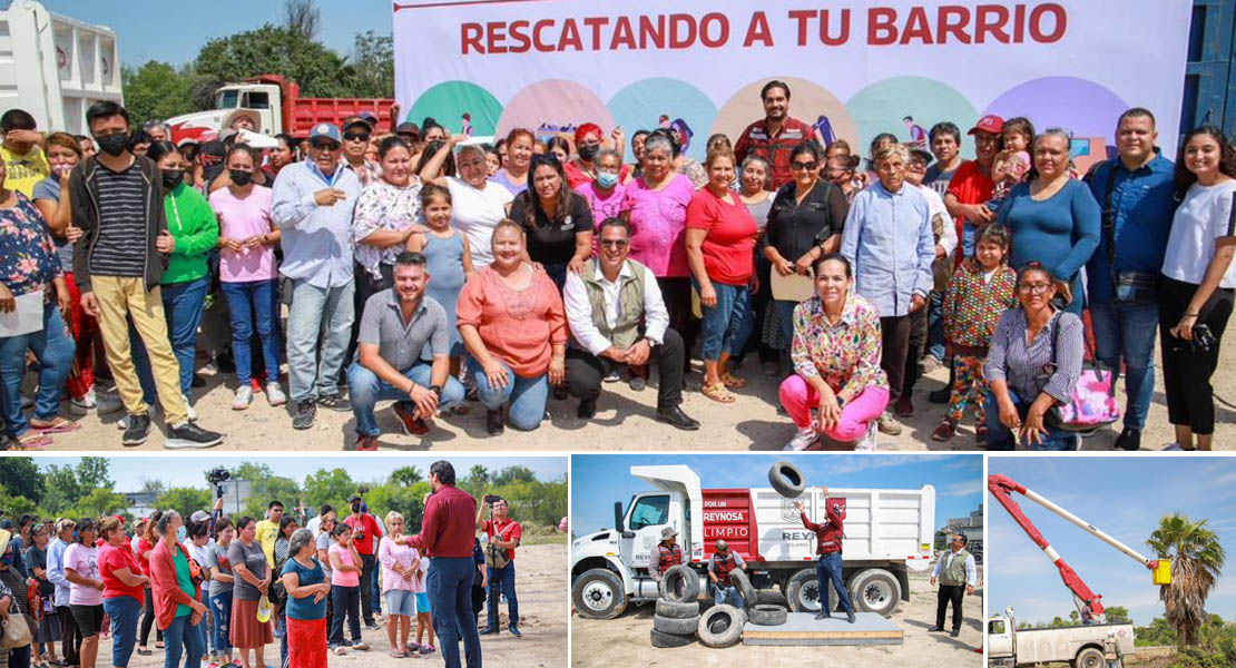 Activó Carlos Peña Ortiz «Rescatando Tu Barrio» en la colonia Lázaro Cárdenas