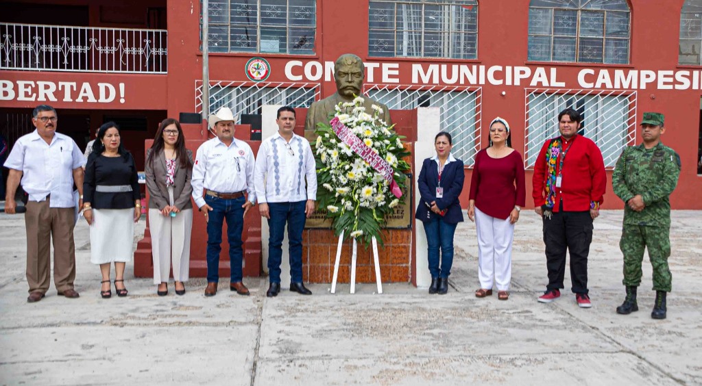 Conmemora Gobierno de Matamoros el 104 Aniversario Luctuoso del Gral. Emiliano Zapata