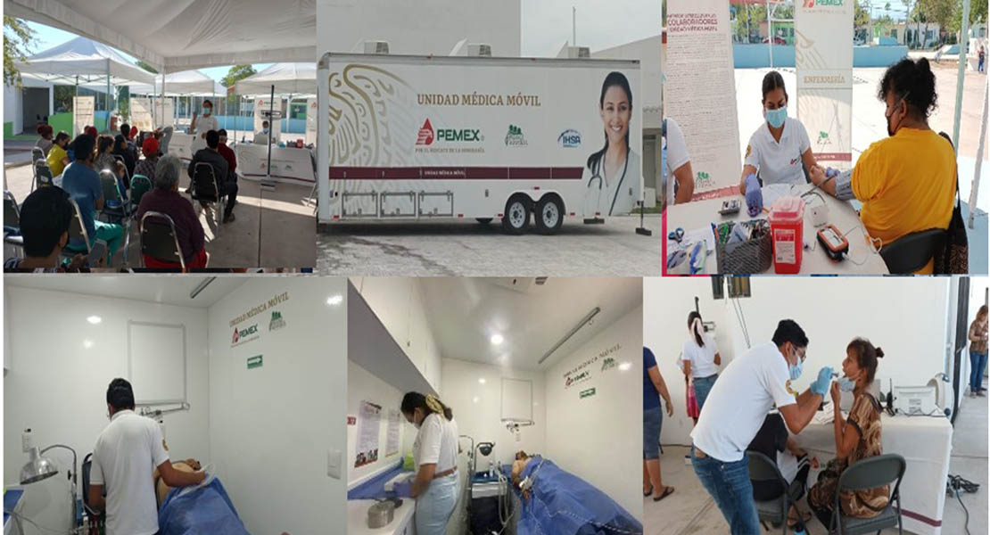 Emprende PEMEX intensa Jornada de Salud en Río Bravo, Tamaulipas