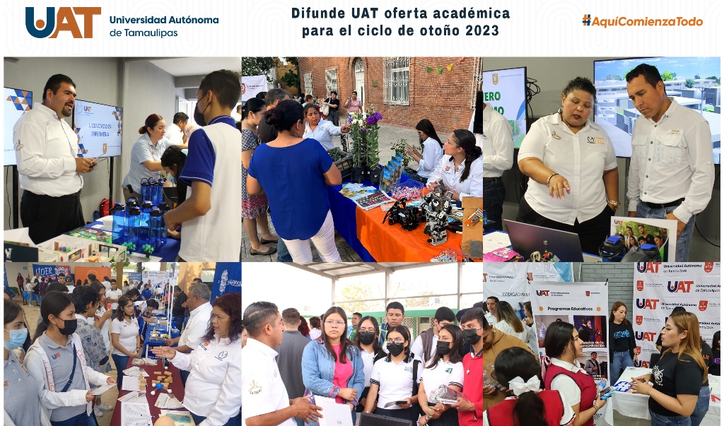 Difunde la UAT su oferta académica para el ciclo de otoño 2023