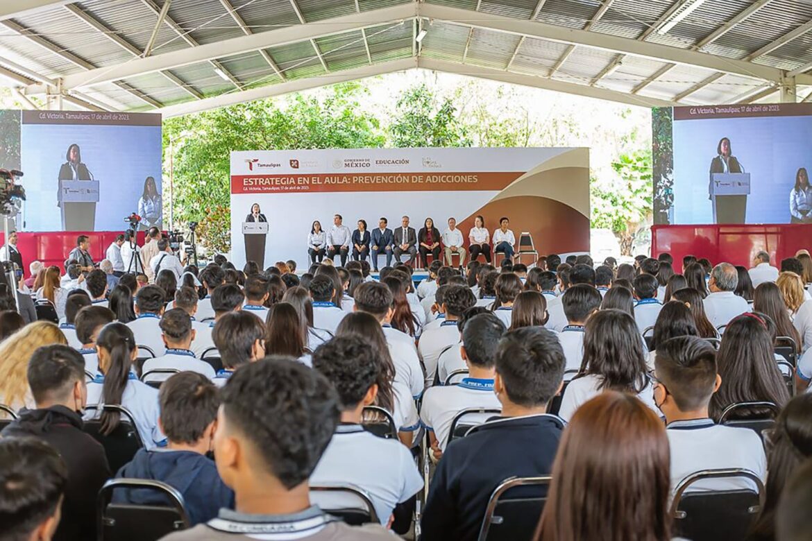 Inicia Gobierno de Tamaulipas campaña “Si te drogas, te dañas”, en más de mil 300 escuelas