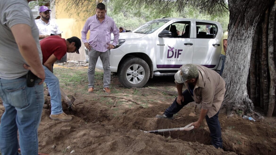 Apoya DIF Tamaulipas a comunidades rurales en la recuperación de espacios públicos