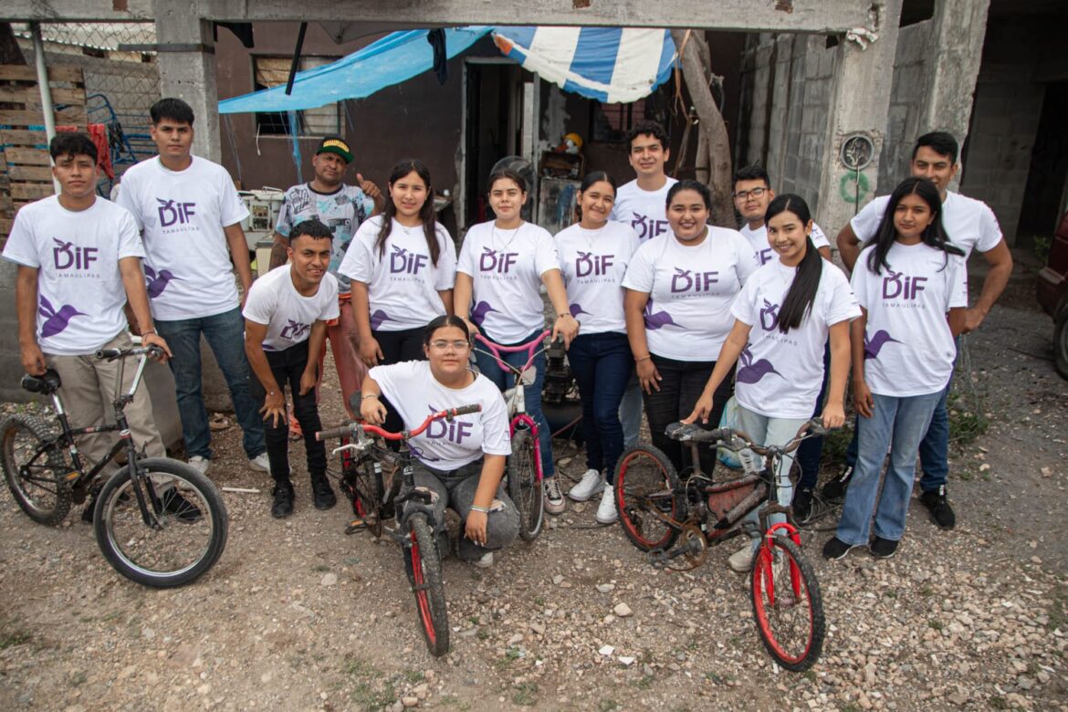Jóvenes del Voluntariado de la Esperanza del DIF Tamaulipas llegan a zonas vulnerables de la entidad