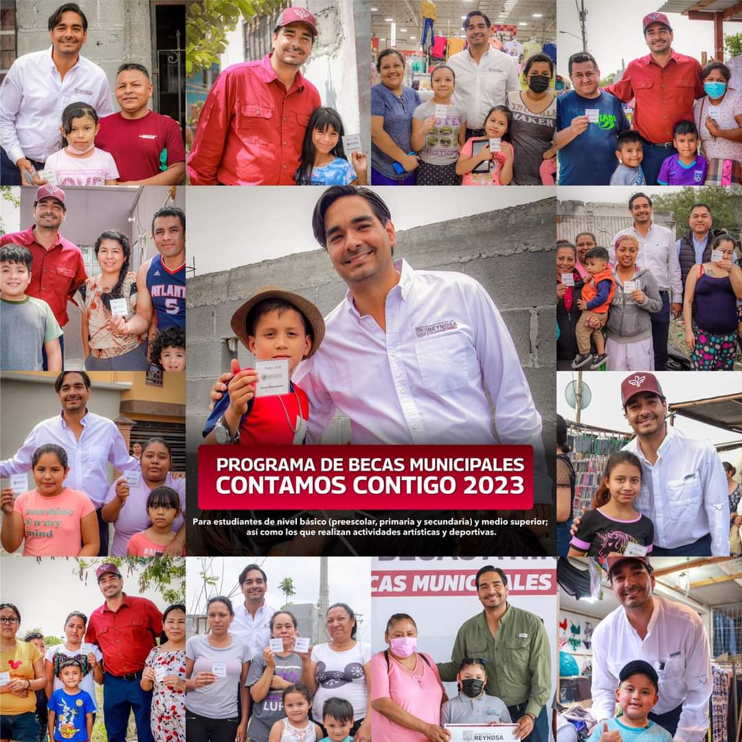 Abrirá Gobierno de Reynosa Becas Municipales «Contamos Contigo 2023»