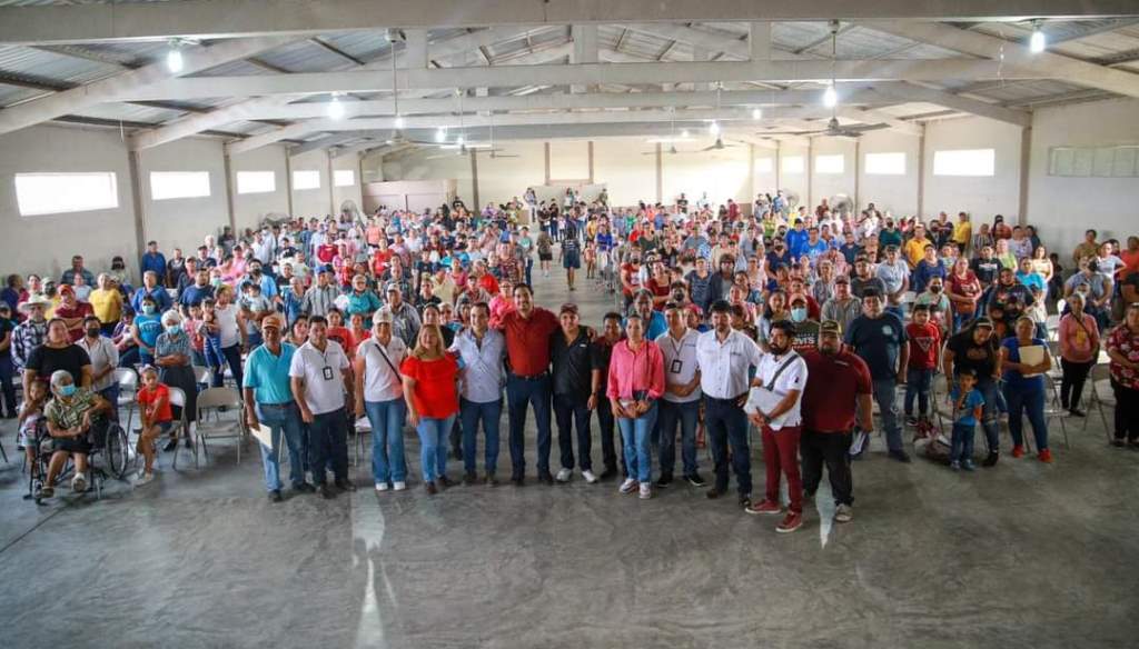 Recibieron en Periquitos benéficos del Gobierno de Reynosa