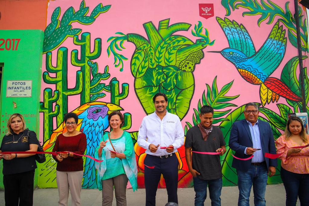 Inauguró Alcalde «Corazón Verde» en el Centro de Reynosa
