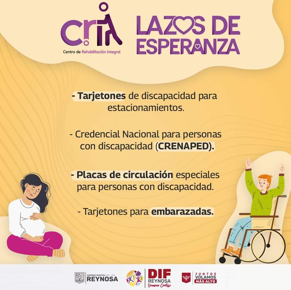 Cuenta DIF Reynosa con programa Lazos de Esperanza