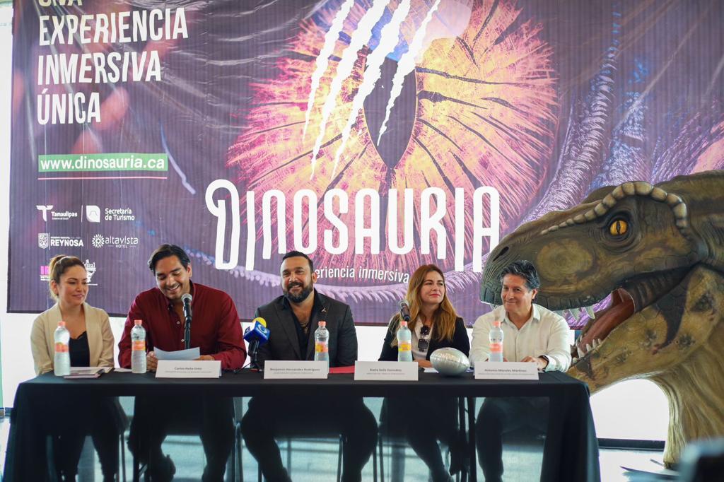 Visitarán Reynosa enormes dinosaurios