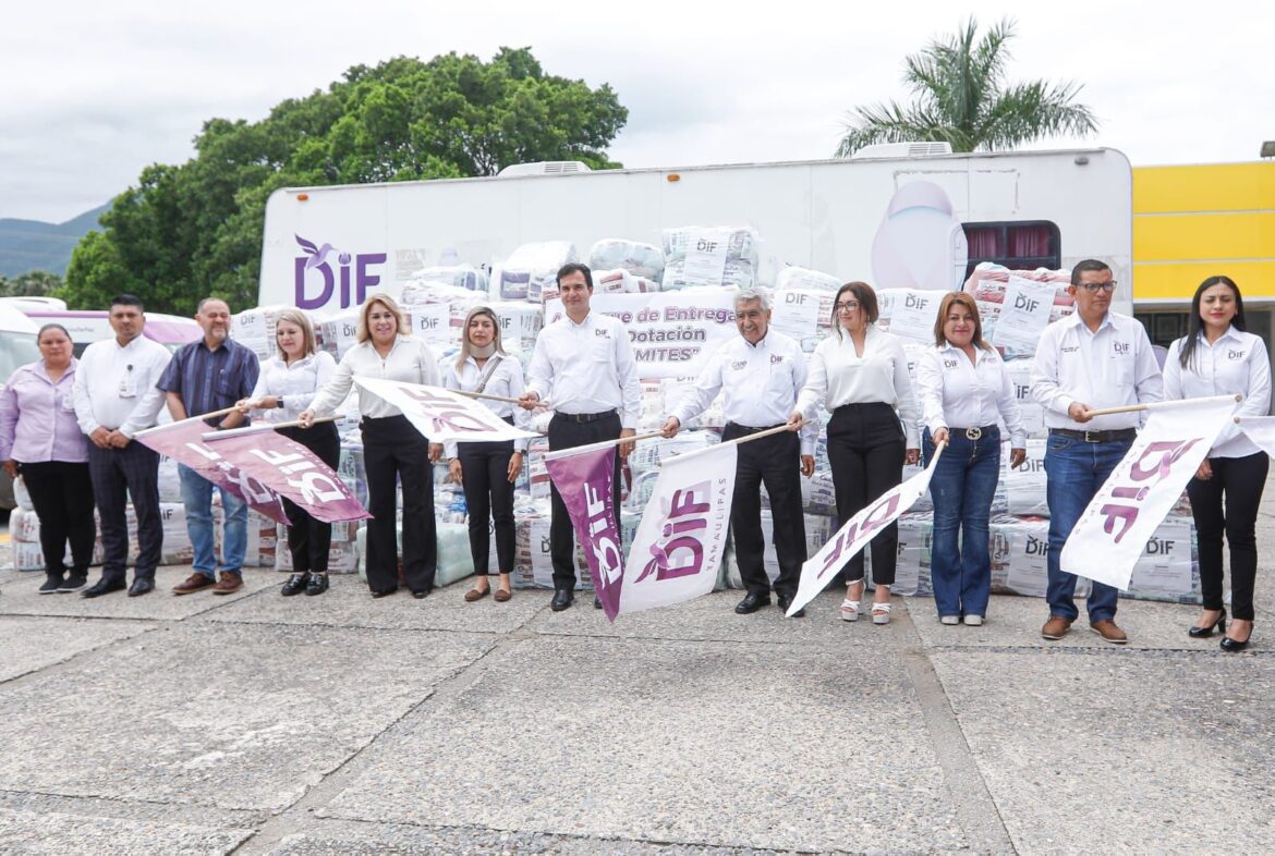 Entrega DIF Tamaulipas apoyos a DIF municipales para atención a personas con discapacidad en los 43 municipios de la entidad