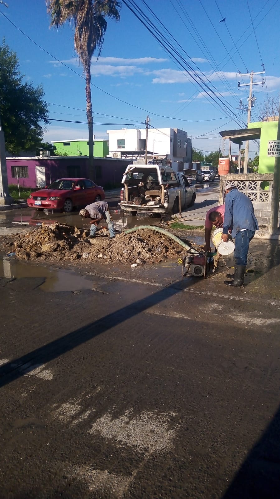 Mejora COMAPA suministro de agua en colonia Presa la Laguna
