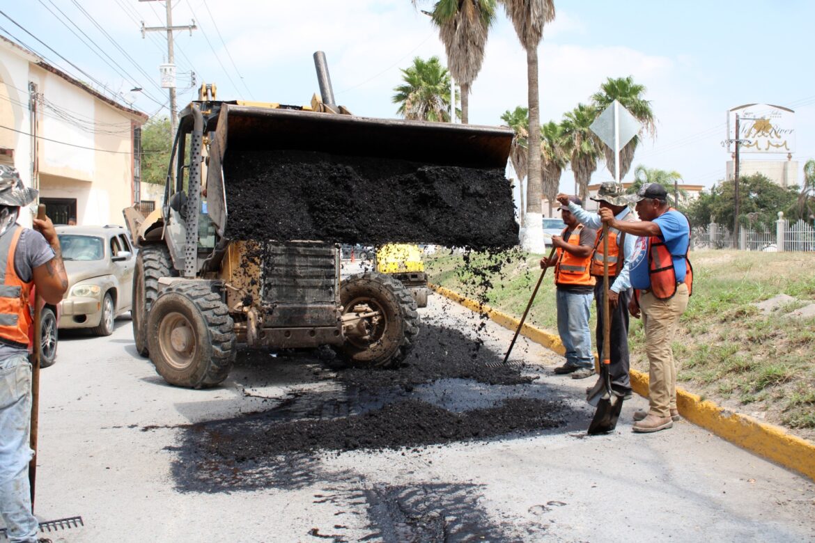 REACONDICIONA GOBIERNO DE RÍO BRAVO, VIALIDADES PRINCIPALES EN LA 1 DE MAYO