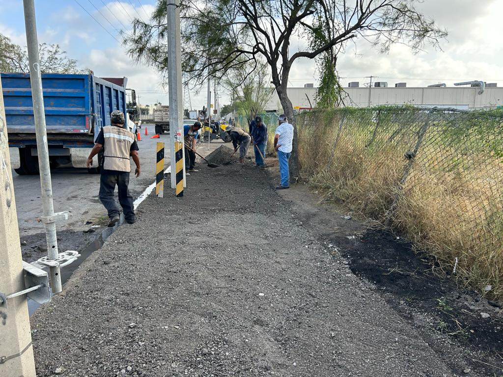 Mejora Gobierno de Reynosa vialidad de avenida Mike Allen
