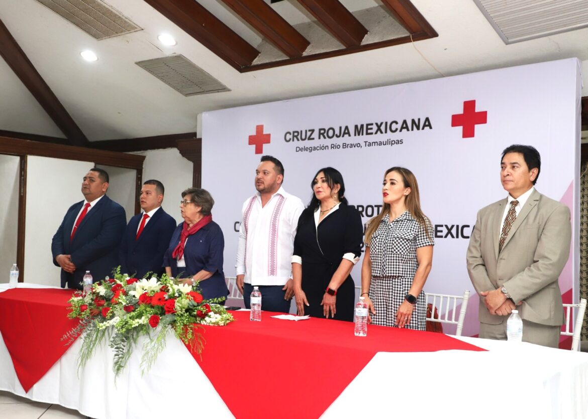 REAFIRMA ALCALDE LALO YÁÑEZ TRABAJO EN EQUIPO CON NUEVO PATRONATO DE CRUZ ROJA