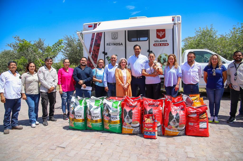Recibió Alcalde de Reynosa donativo para albergue temporal PAM