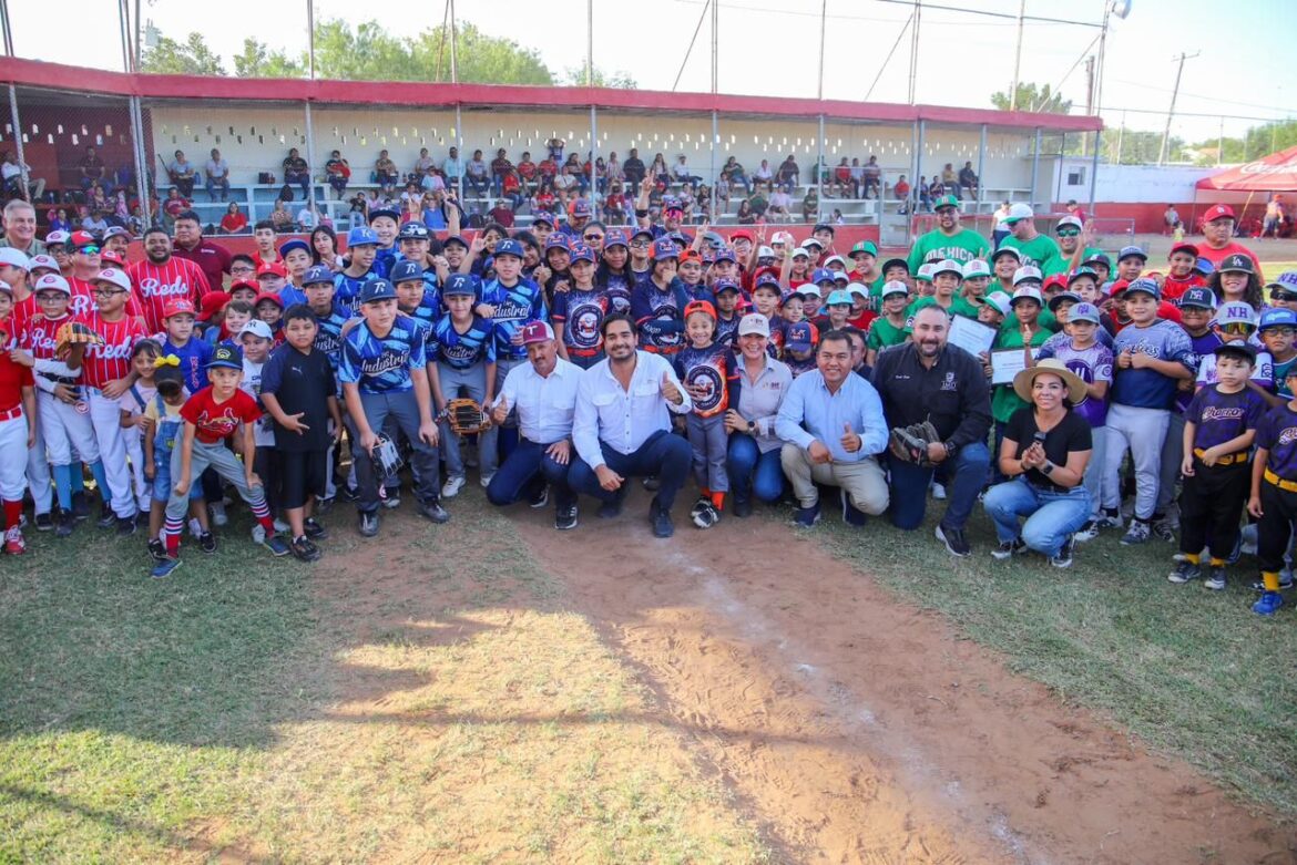 Celebraron Municipio y DIF-Reynosa Clínica y Torneo de Besibol Infantil