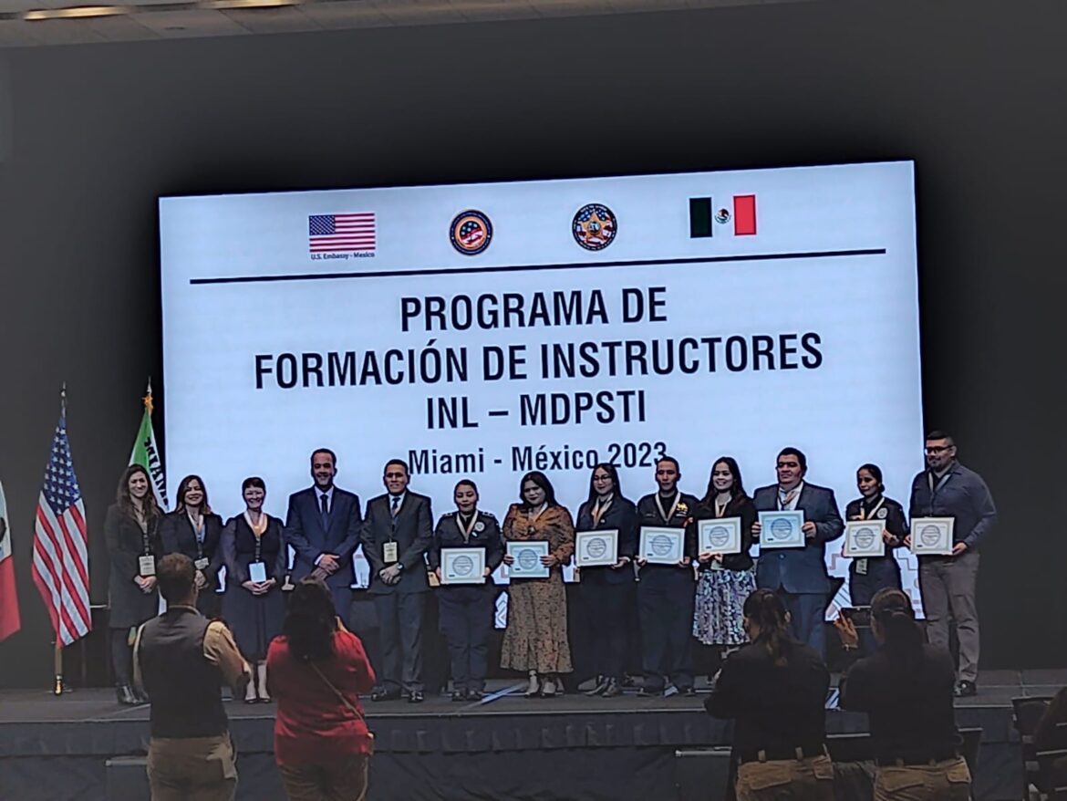 Reconoce Embajada de Estados Unidos profesionalización de la Guardia Estatal de Género