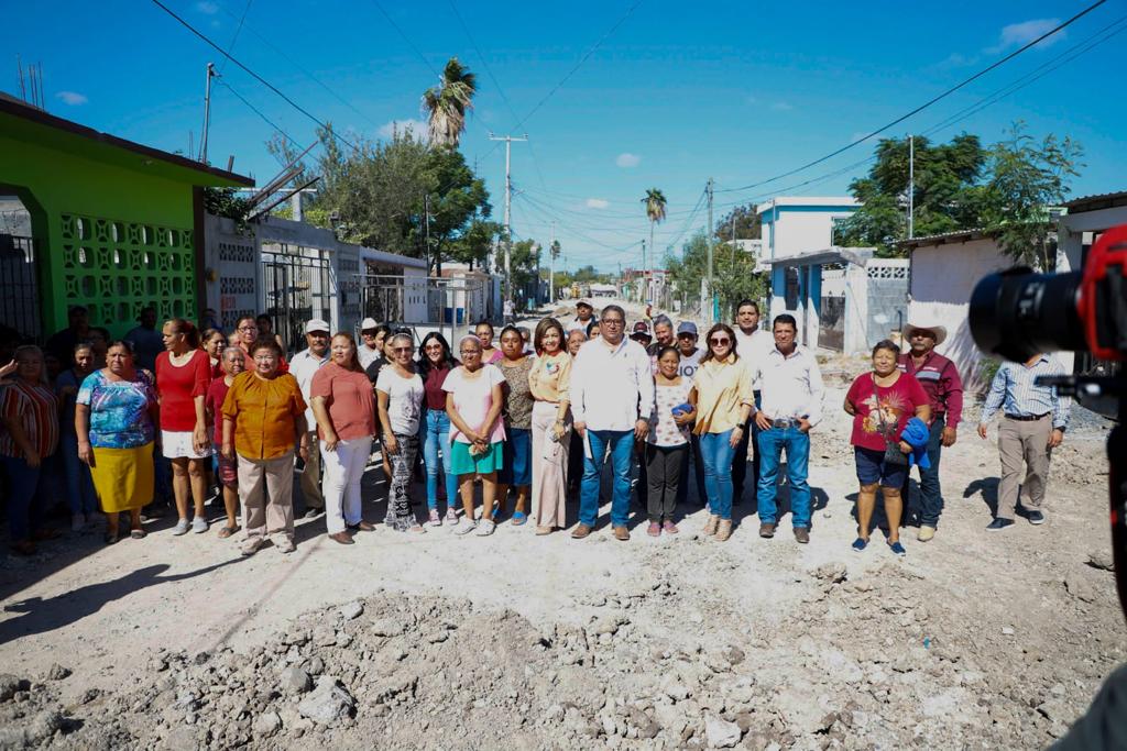 Supervisó Gobierno de Reynosa pavimentación hidráulica en Voluntad y Trabajo