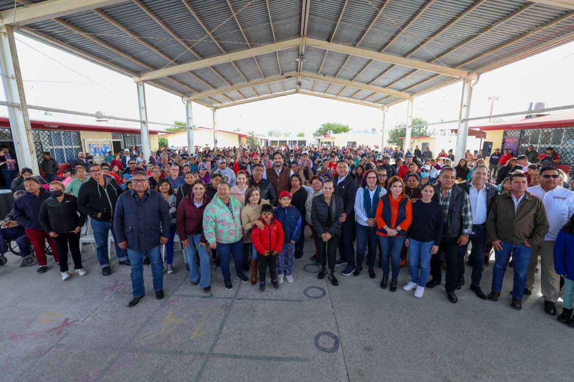 Presidió Carlos Peña Ortiz, primer Audiencia Pública del 2024 en Valle Soleado