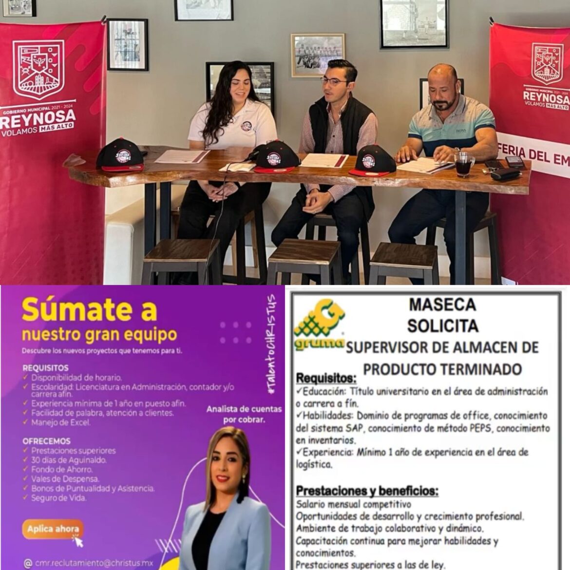 Vincula Gobierno de Reynosa a empresas con solicitantes de empleo