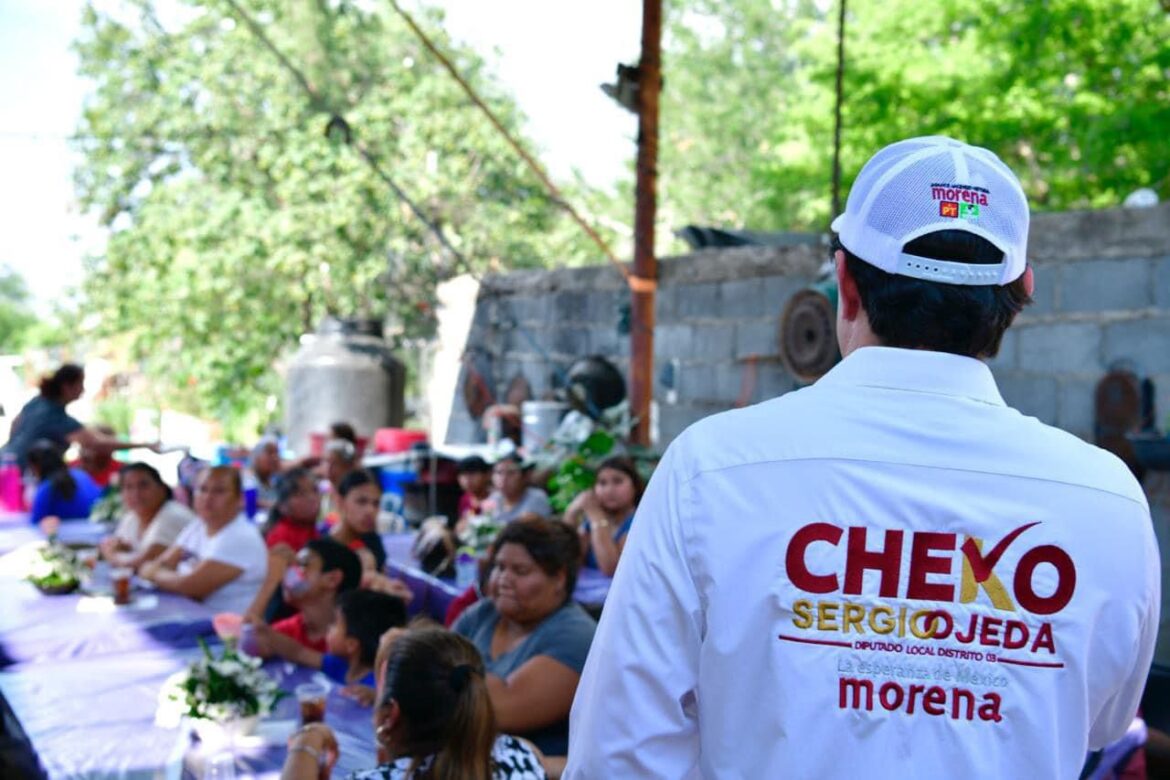 Refuerza “Cheko” Ojeda compromiso con ciudadanos del sector sur de Nuevo Laredo