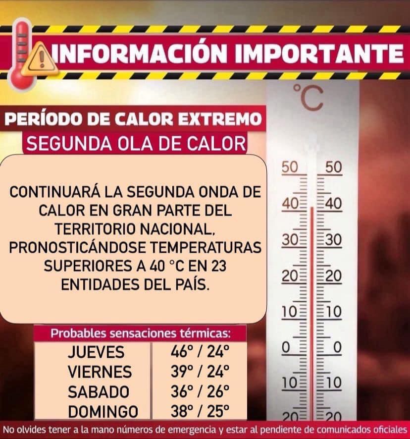 Alerta Protección Civil de Reynosa por calor extremo