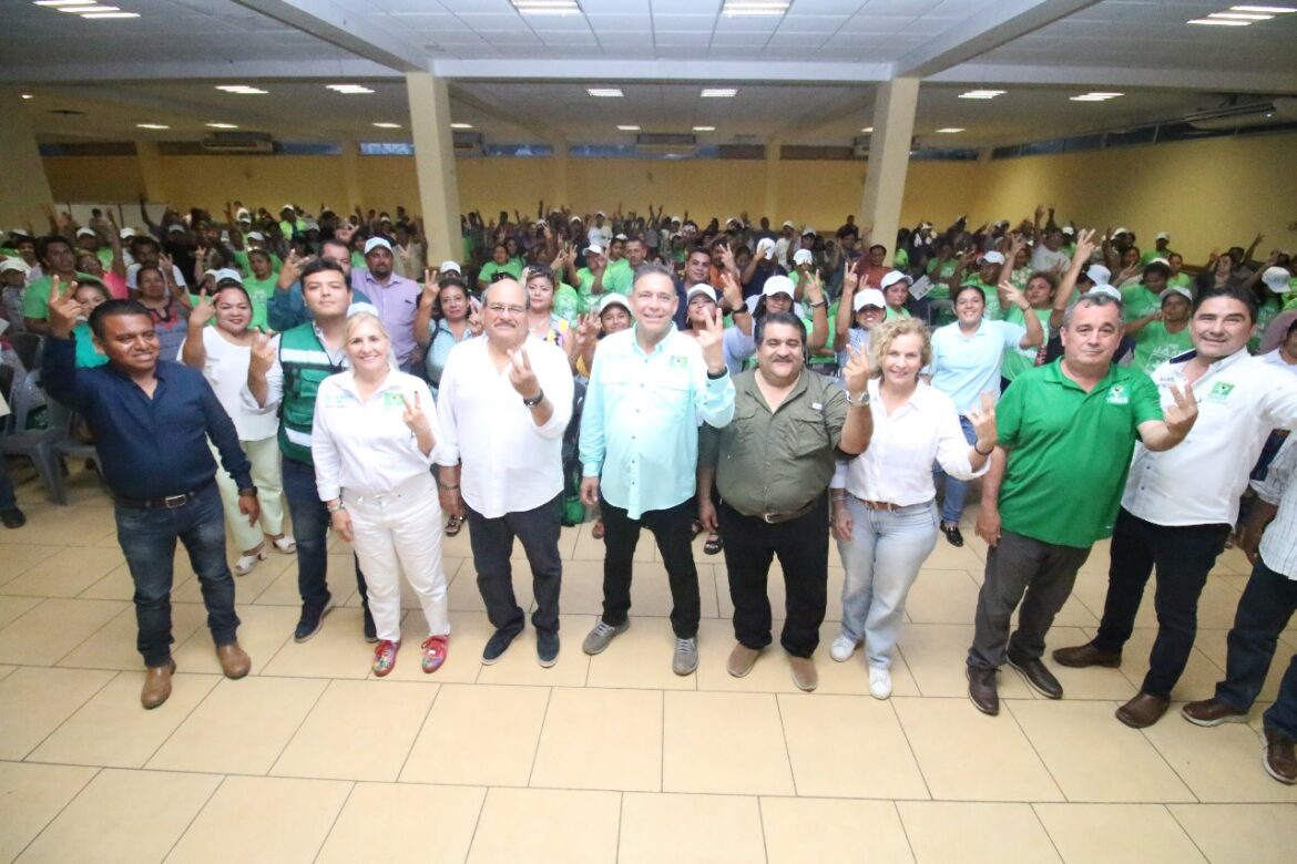 Refuerzan defensa del voto a favor de Sheinbaum, Geño y Maki en la zona sur